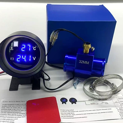 automobile instrument combination for water temperature