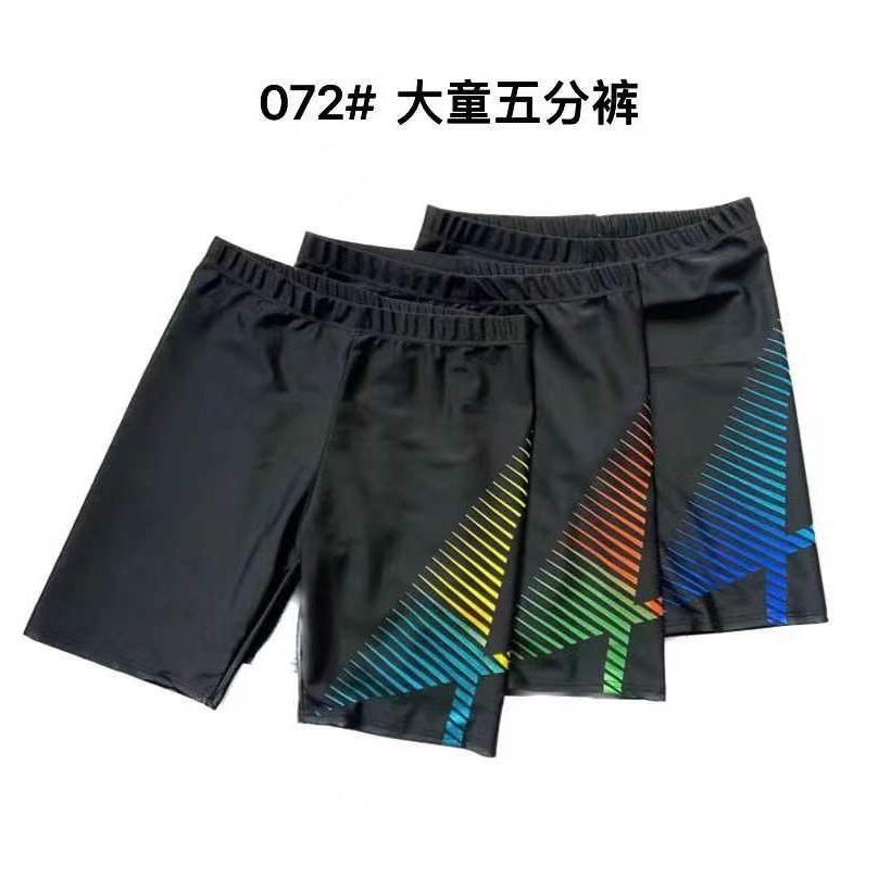 New children's swimming trunks boys big children's five gradient sports boxer beach hot spring vacation swimming trunks men's wholesale