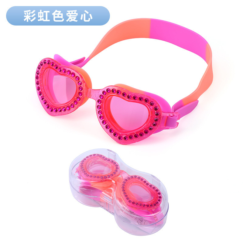 Gafas de Natación de Entrenamiento para Niños de PC y Silicona, Impermeable, Antivaho, para Entrenamiento de Natación