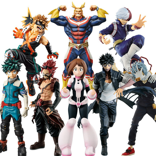 My Hero Academia Villain Alliance Flame Garan Togame Tokoyami Bakugo Figure Model