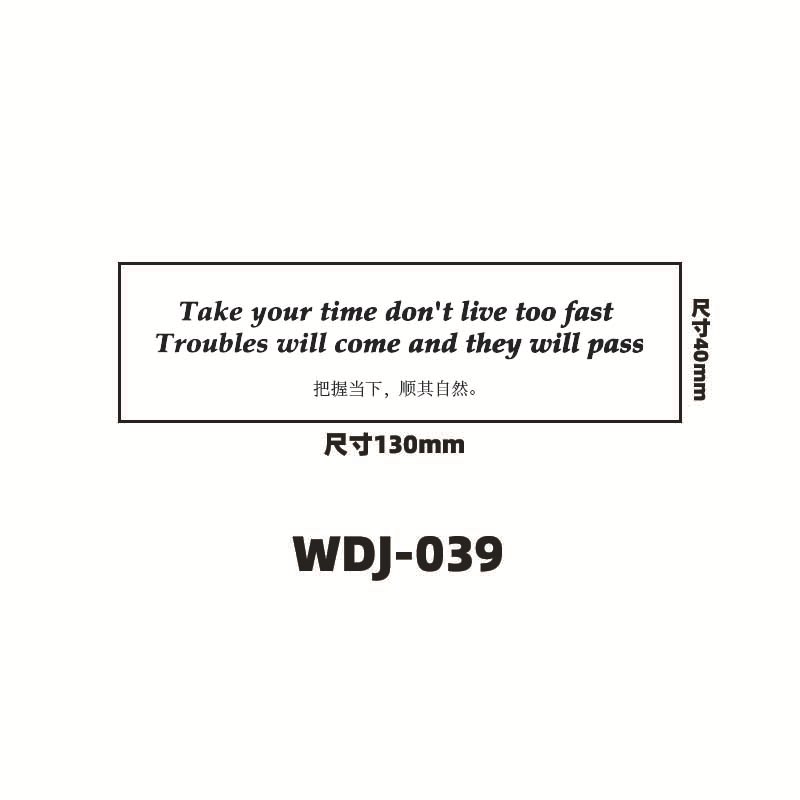 Jugo de hierbas pegatinas de tatuaje letras inglesas pegatinas de tatuaje de clavícula de la mano de espalda alta sensación impermeable a prueba de sudor semipermanente