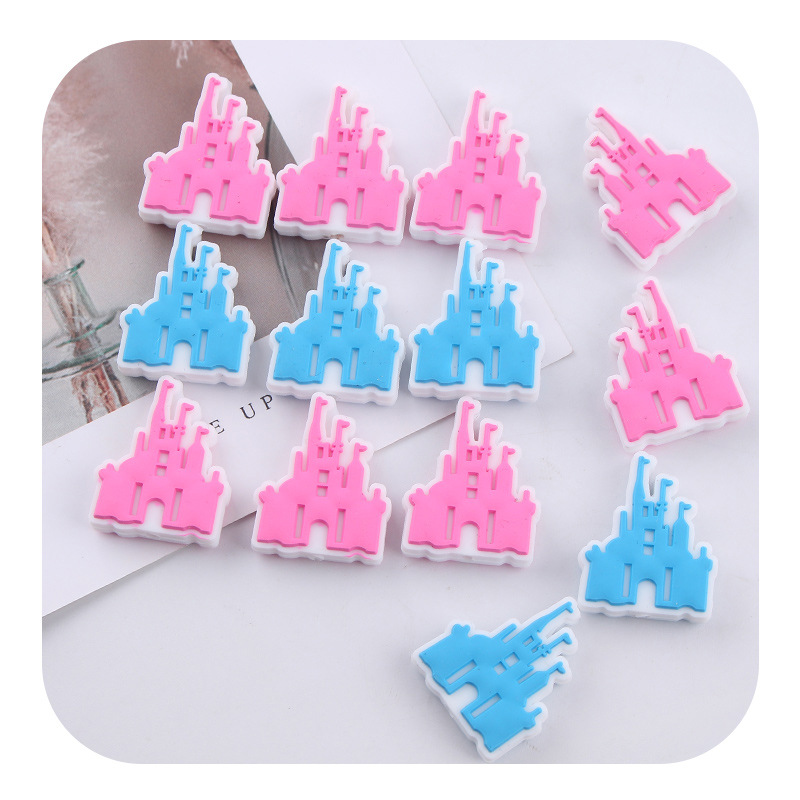 Productos creativos para bebés DIY castillo de dibujos animados joyas de silicona para bebés tetas cadena de dientes molares accesorios de pulsera de diente nuevo