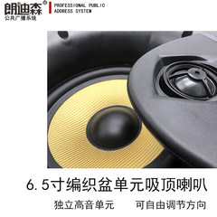 ランディソン吸上スピーカーhifi6.5インチ天井スピーカー30w-80wステレオ8ヨーロッパ対外貿易金