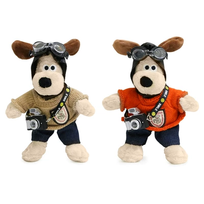 Cartoon Haver Big Dog Vice | Car ornaments - handdog-2-pack-khakis-orange-flash-camera-2
