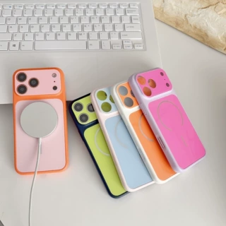 磁吸ag玻璃苹果18promax手机壳18pm保护壳17硬iPhone16ProMax