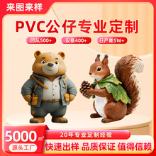 PVC盲盒公仔手办定制卡通玩偶滴胶搪胶摆件注塑软胶潮玩IP吉祥物