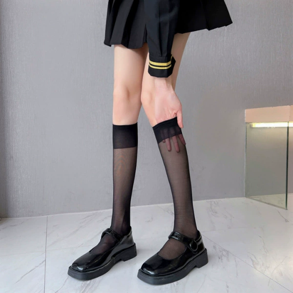 B100 calf socks black