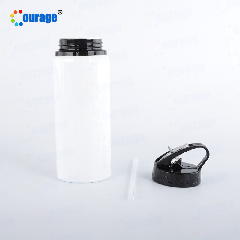 Transferencia de calor en blanco deportes hervidor escalada sublimación capa aluminio en blanco olla DIY imprimible logo fábrica al por mayor