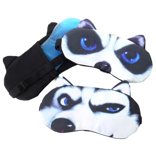 New eye mask creative 3D cartoon animal sleeping ice pack, blackout eye mask, ice compress eye mask for male and female students