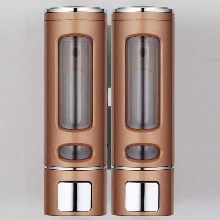 Dispensador de Jabón de Pared de 400 ml, ABS, Manual, para Baño