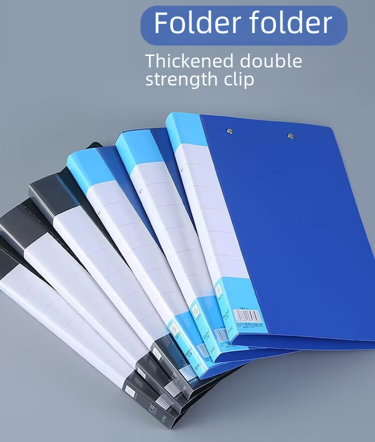 A4 두꺼운 폴더 데이터 북 이중 강도 폴더 학생 테스트 용지 폴더 파일 스토리지 폴더 다기능 사무용품