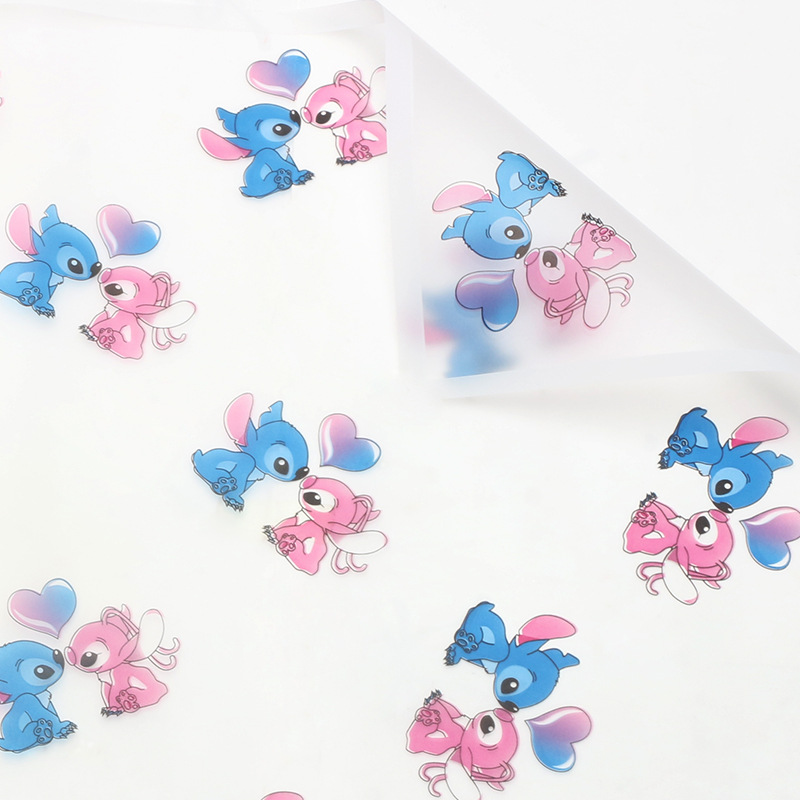 Papel de regalo floral impermeable creativo