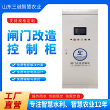 PLC全自动闸门控制箱智能泵站机井灌溉监控测控一体化闸阀控制柜