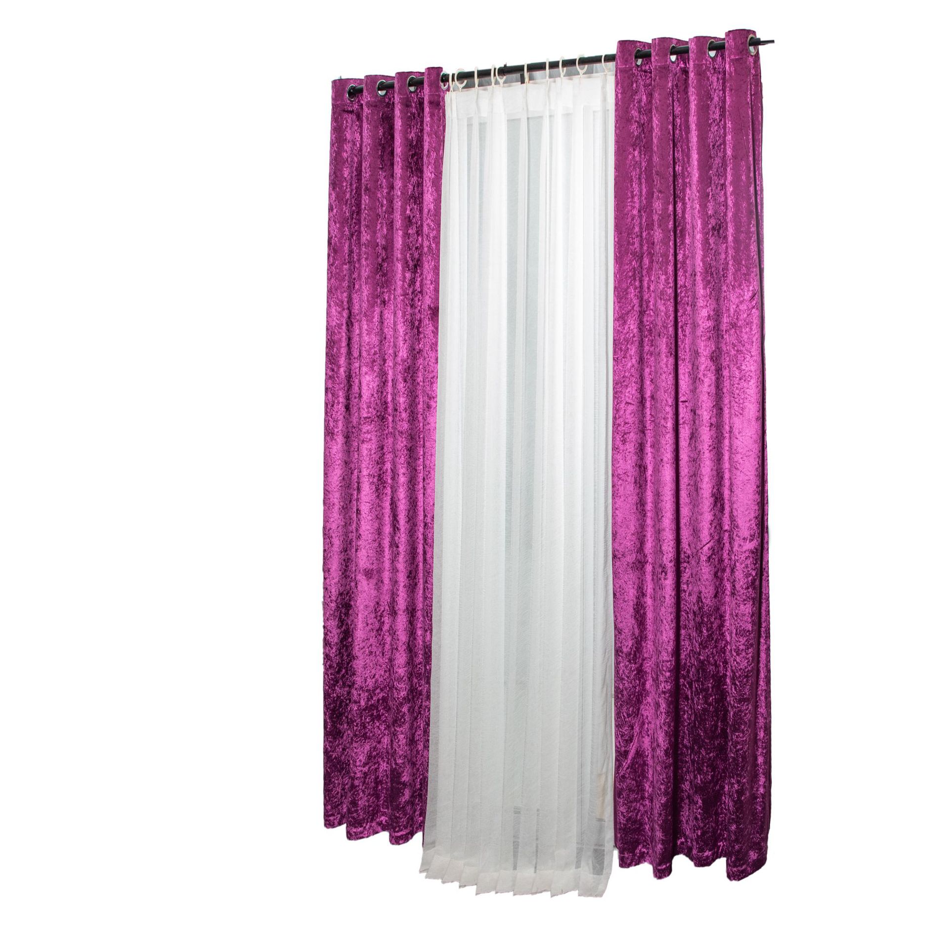 【廠家直銷】窗簾-紫