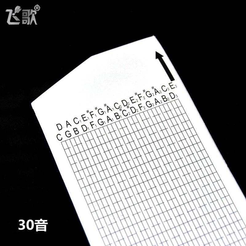 Feige 30-тонная бумажная лента с ручным запуском музыкальная шкатулка DIY музыкальная шкатулка специальная бумажная лента DIY пустая музыкальная лента