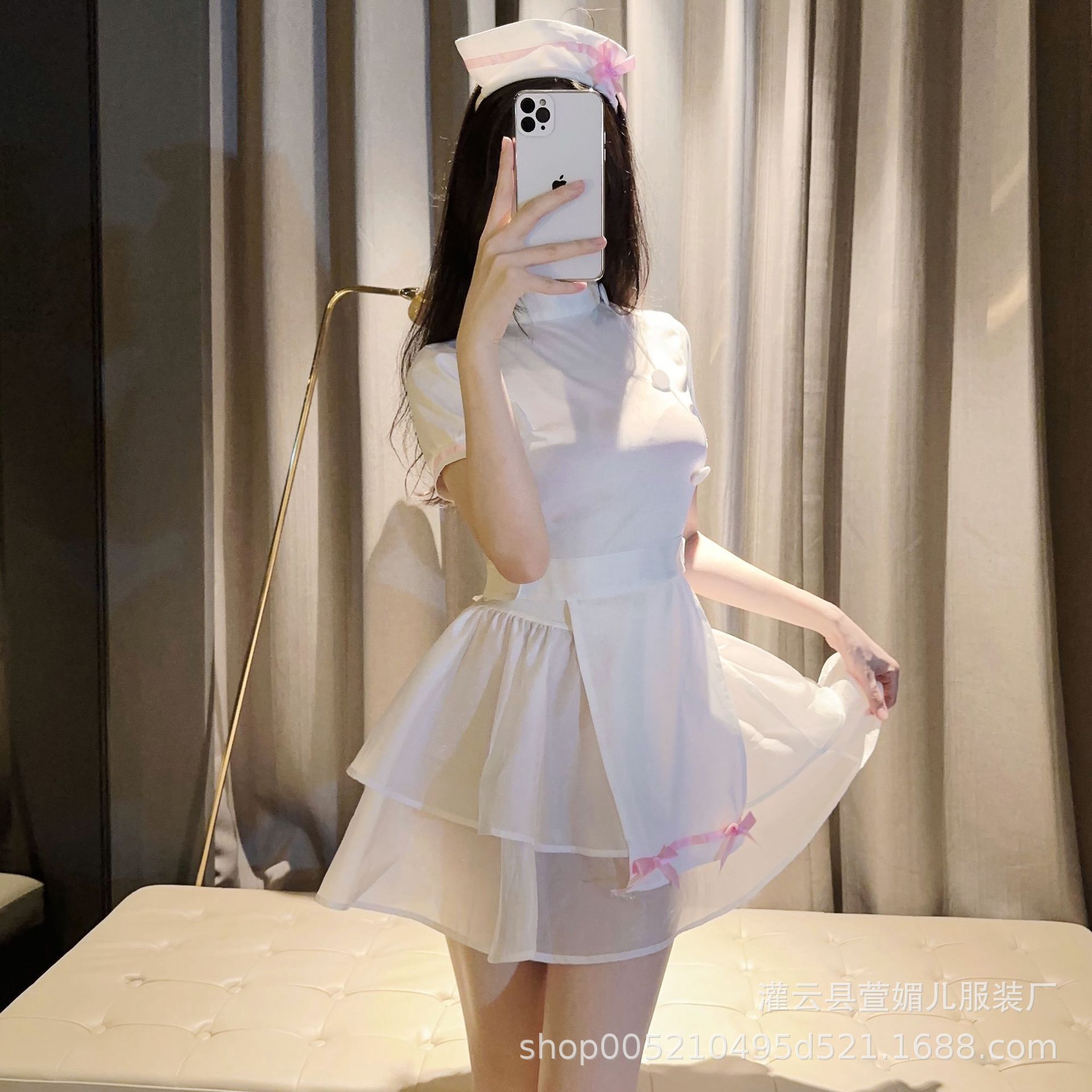 Sexy Lingerie Uniform Temptation Role Play Professional Policewoman Nurse Stewardess Maid Cos Outfit Combination Suit for Women