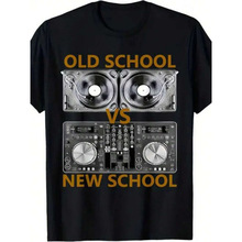 �羳ŷ��Old School DJ VS New School DJ T-Shirt, HouseDan