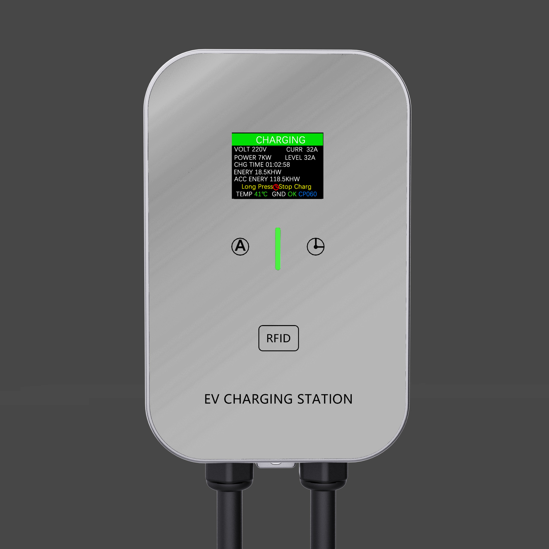 The expert chooses TYPE2 European standard AC charging pile SSC2 wall-mounted 32A7KW charging station new energy vehicle