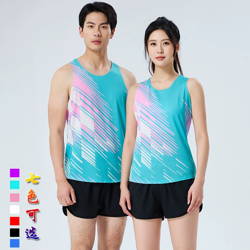 Физическое обследование, одежда для легкой атлетики, спортивный костюм для мужчин и подростков, жилет для марафонских соревнований для мужчин и женщин, тренировочная одежда для бега для женщин