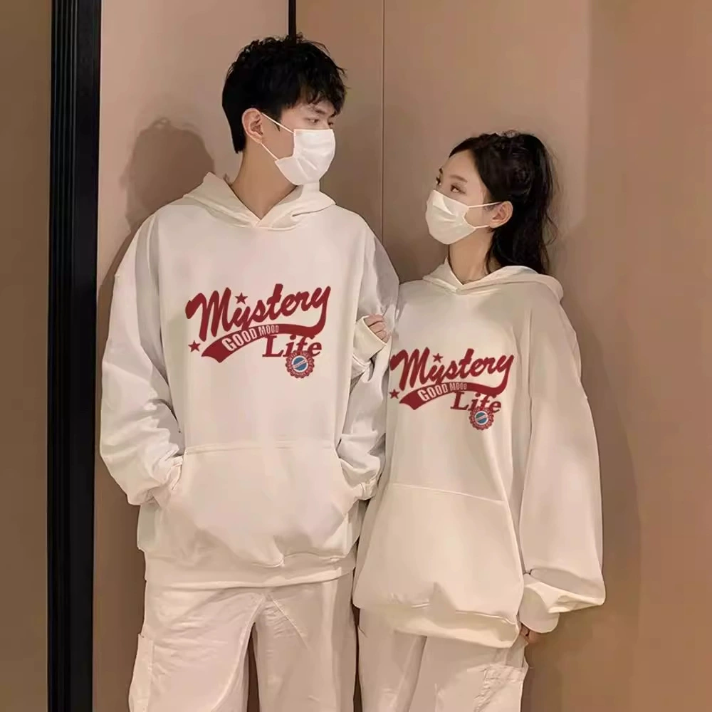 [Двойная шляпа тяжелая хлопчатобумажная тонкая модель/бархатный бархат серебристо] Специальная пара с капюшоном в свитер высокого уровня