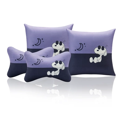 pillow car fashion brand cartoon | Headrest - cool-dog-pillow-set-of-four