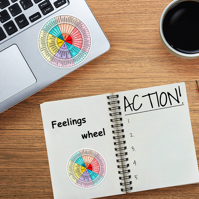 Amazon Cross-border Explosions Emotion wheel Sticker for Mobile Phone and Computer feelings wheel emotions Amazon Cross-border Explosions Emotion wheel Sticker for Mobile Phone and Computer feelings wheel emotions
