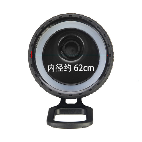 WI25 stainless steel thermal insulation outdoor sports water cup lid accessories plastic dragon mouth direct drinking cup lid PP material black