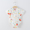 Children's summer cotton bodysuit, thin overall for new born