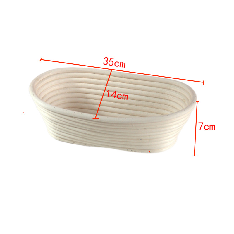 Popular ronda de pan de ratán indonesio cesta de fermentación cesta de almacenamiento tejida a mano caja de ratán cocina tesoro mamá artefacto