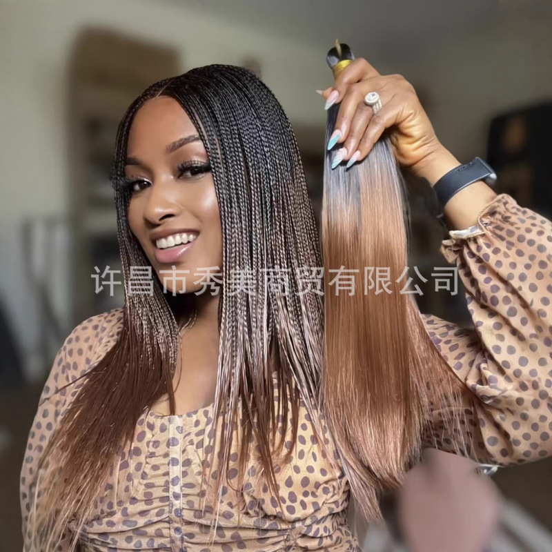 Directly Supplied from the Manufacturer, Synthetic Fiber Straight Hair Extensions Bone Straight Hair 18in 150g in Stock