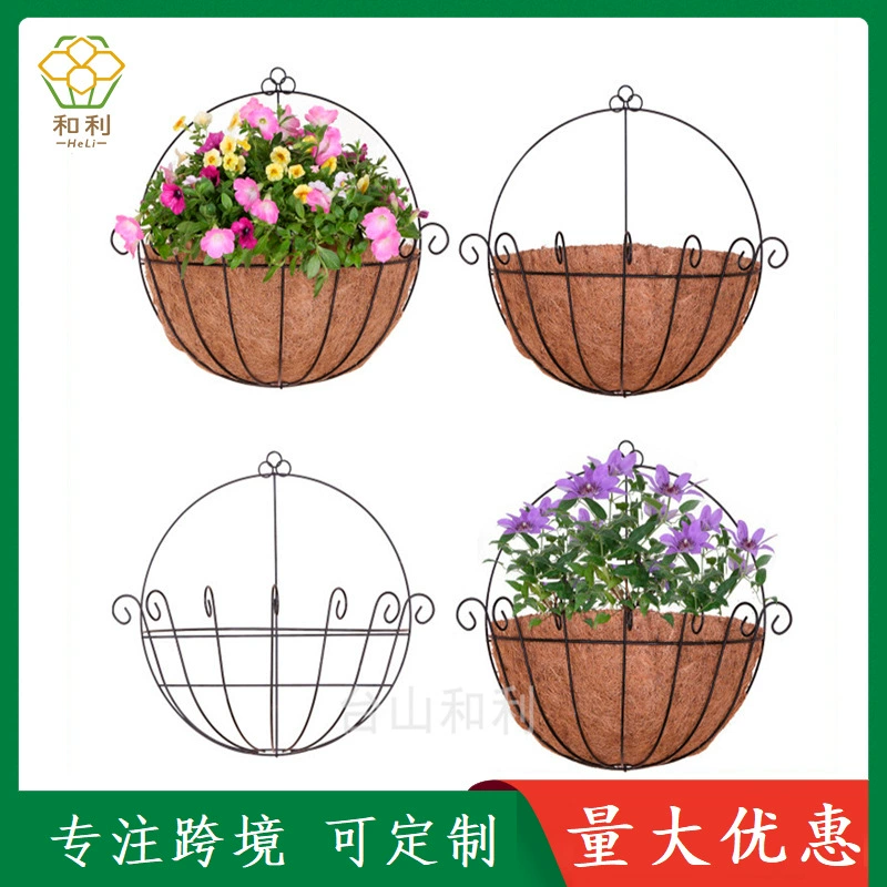 Кокосовая Пальма Висит Корзина Кокосовая Пальма Половина Стены Цветочный Горшок Кокосовая Пальма Висит Настенный Цветочный Горшок Кокосовая Пальма Висит Корзина Полукруг Цветок Держатель Поставка Трансграничный