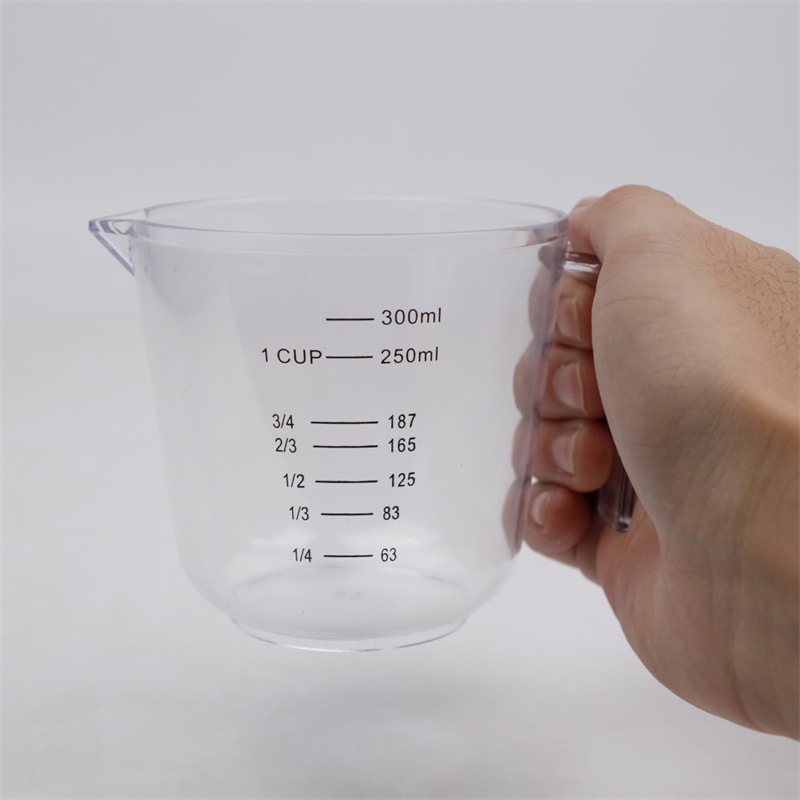 opp包装300ml刻度杯 CX21B036