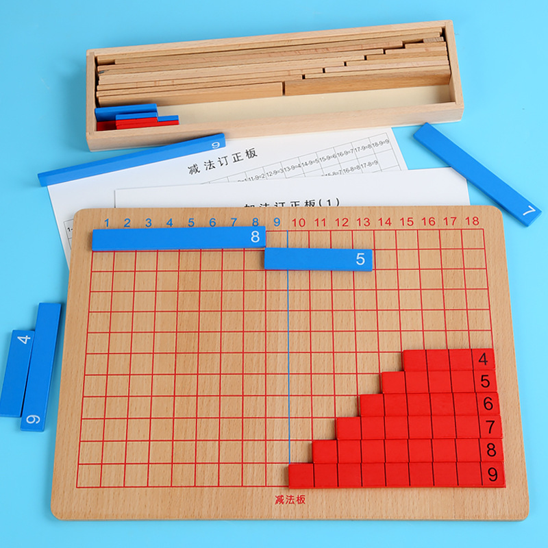 Wooden children's digital toy for kindergarten Montessori