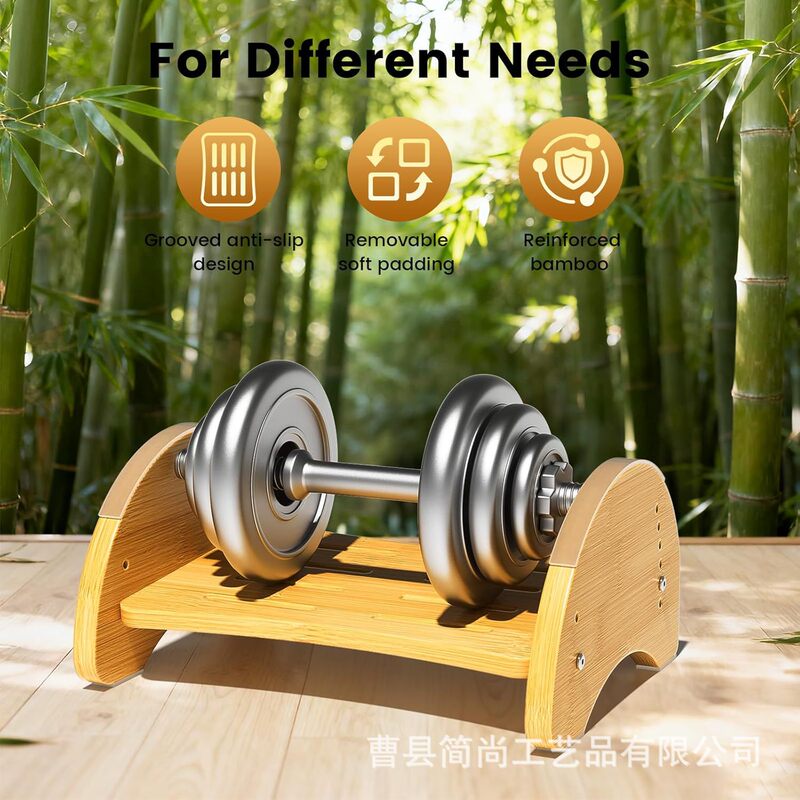 Wooden Footrest under Desk Footrest Swing Footrest Non-Slip Sofa Stool Adjustable Solid Wood Footrest