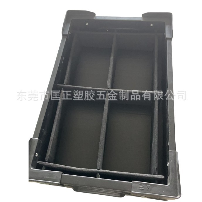 5MM防静电中空板周转箱内附中空板贴1MM防静电EVA棉 静电周转筐