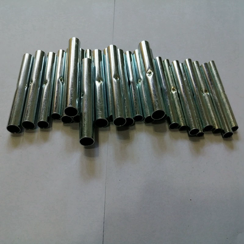 Трубка для палатки производитель оптовая продажа кронштейны фитинги железный сквозной разъем колена оцинкованный железный металлический разъем