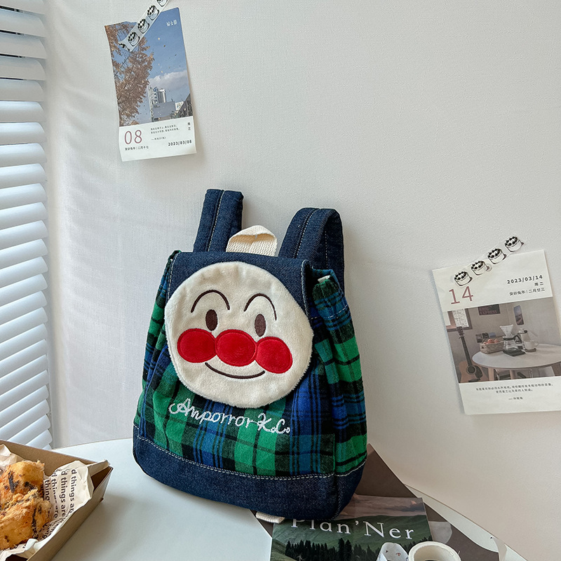De dibujos animados de los niños divertidos mochila de Kindergarten de los niños de lona ligera pequeña mochila niños y niñas bebé escuela mochila