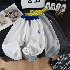 【親子服】高定の子供刺繍カジュアルパンツ