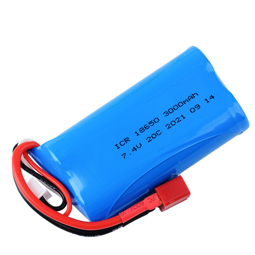Foreign trade supply factory sales 18650 7.4V 3000MAH remote control toy off-road vehicle helicopter boat lithium battery pack