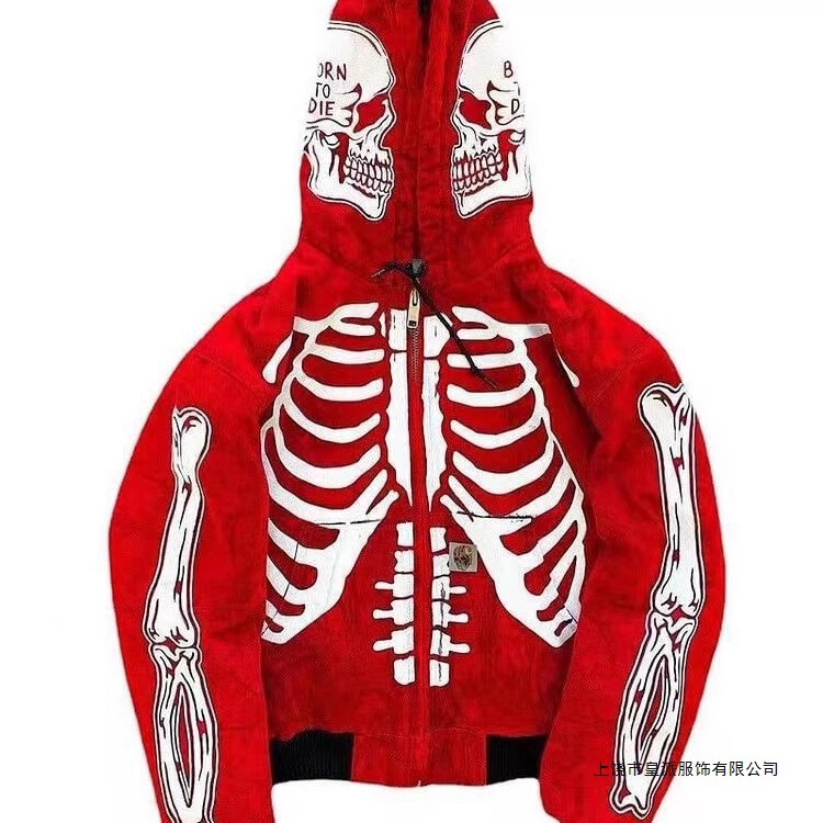 Cross-Border Aliexpress Skull Head Stand Pattern Zipper Hoodie Unisex 3D Printed Couple Hoodie Cross-Border Aliexpress Skull Head Stand Pattern Zipper Hoodie Unisex 3D Printed Couple Hoodie