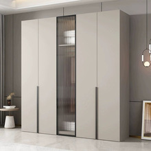 实木加厚衣柜卧室家用推拉门经济型出租房用组装儿童简易收纳衣橱
