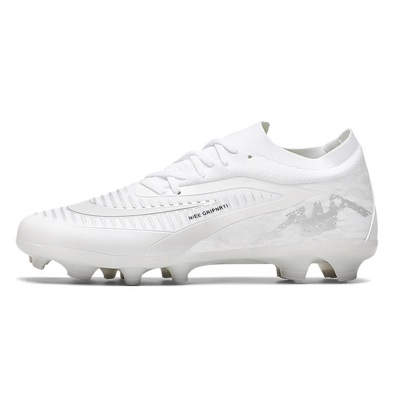Zapatos de Fútbol con Tacos AG de Cuero Sintético Ligeros y Antideslizantes para Césped Natural y Artificial image 6