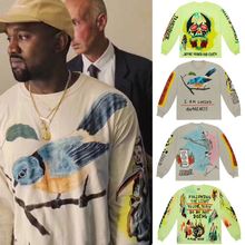 Kanye West Kids See Ghosts Graffiti Men Sweatshirts Crewneck