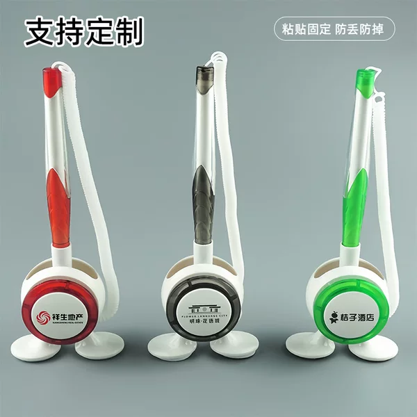 Desk Pen Custom Ballpoint Pen Can Print Logo Oily Counter Pen Paste Table Pen Advertising Signature Pen Writing