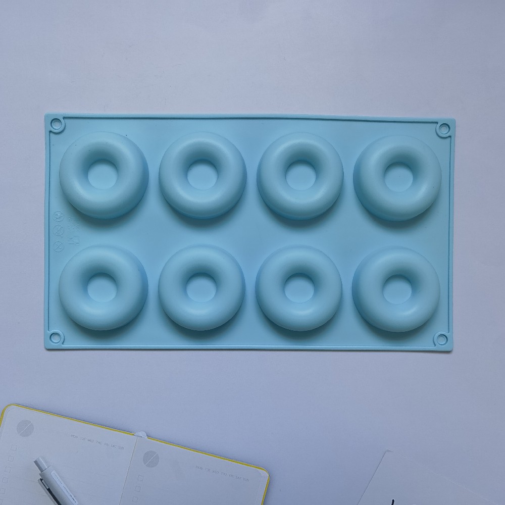 8 donuts 420 galletas dulces molde de silicona molde de pastel de mousse molde de gelatina