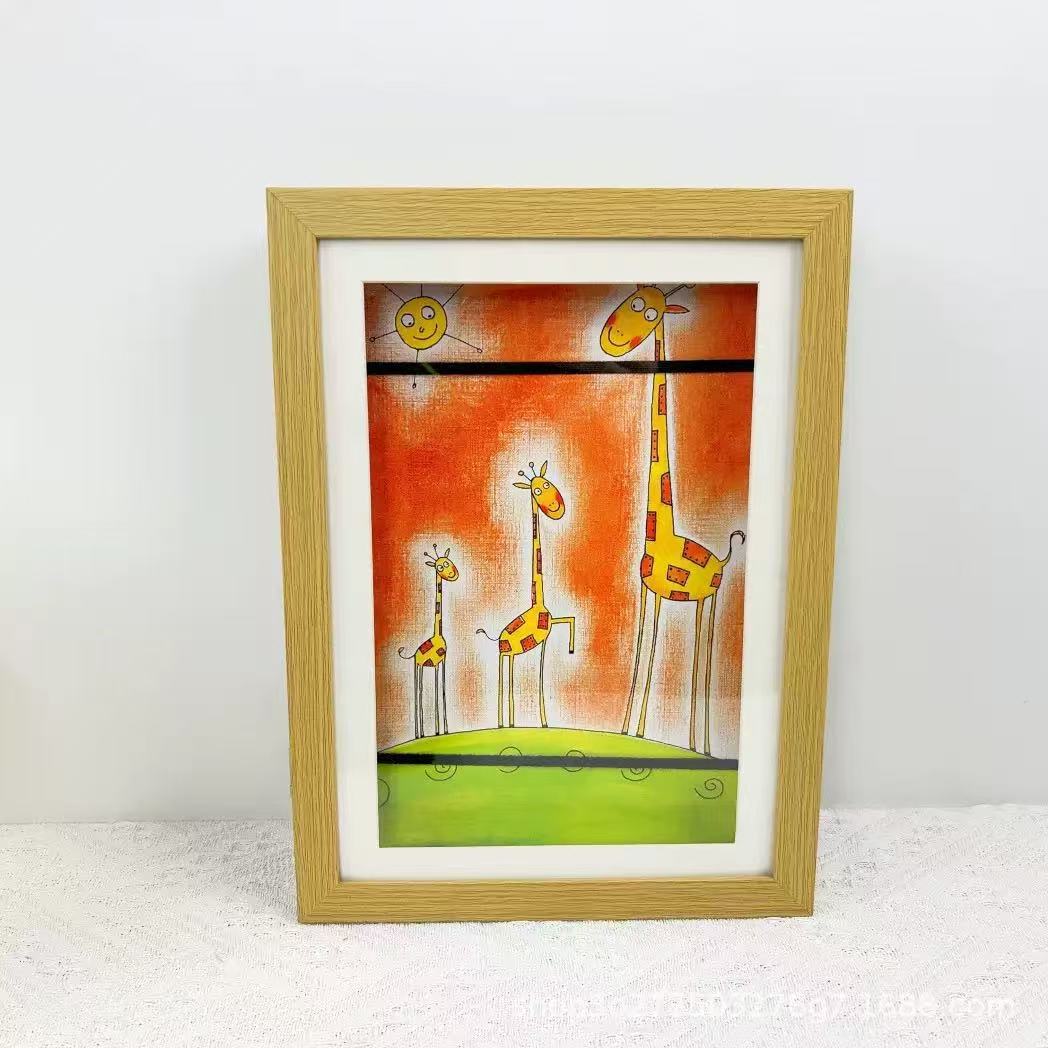 우드 컬러(단자석) 심플 장식