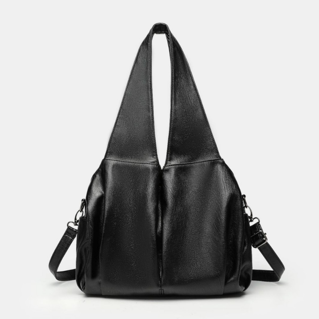 2025 New Niche High-End Vintage Tote Bag with Large Capacity, Soft Leather Handbag, Shoulder Bag, Motorcycle Bag