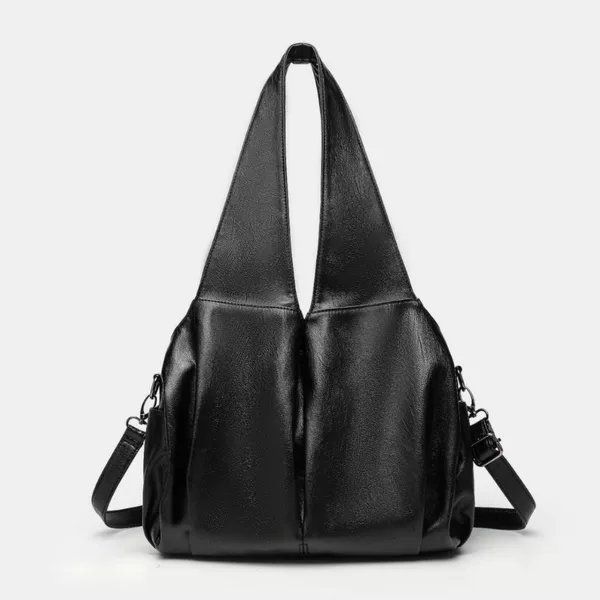 2025 New Niche High-End Vintage Tote Bag with Large Capacity, Soft Leather Handbag, Shoulder Bag, Motorcycle Bag
