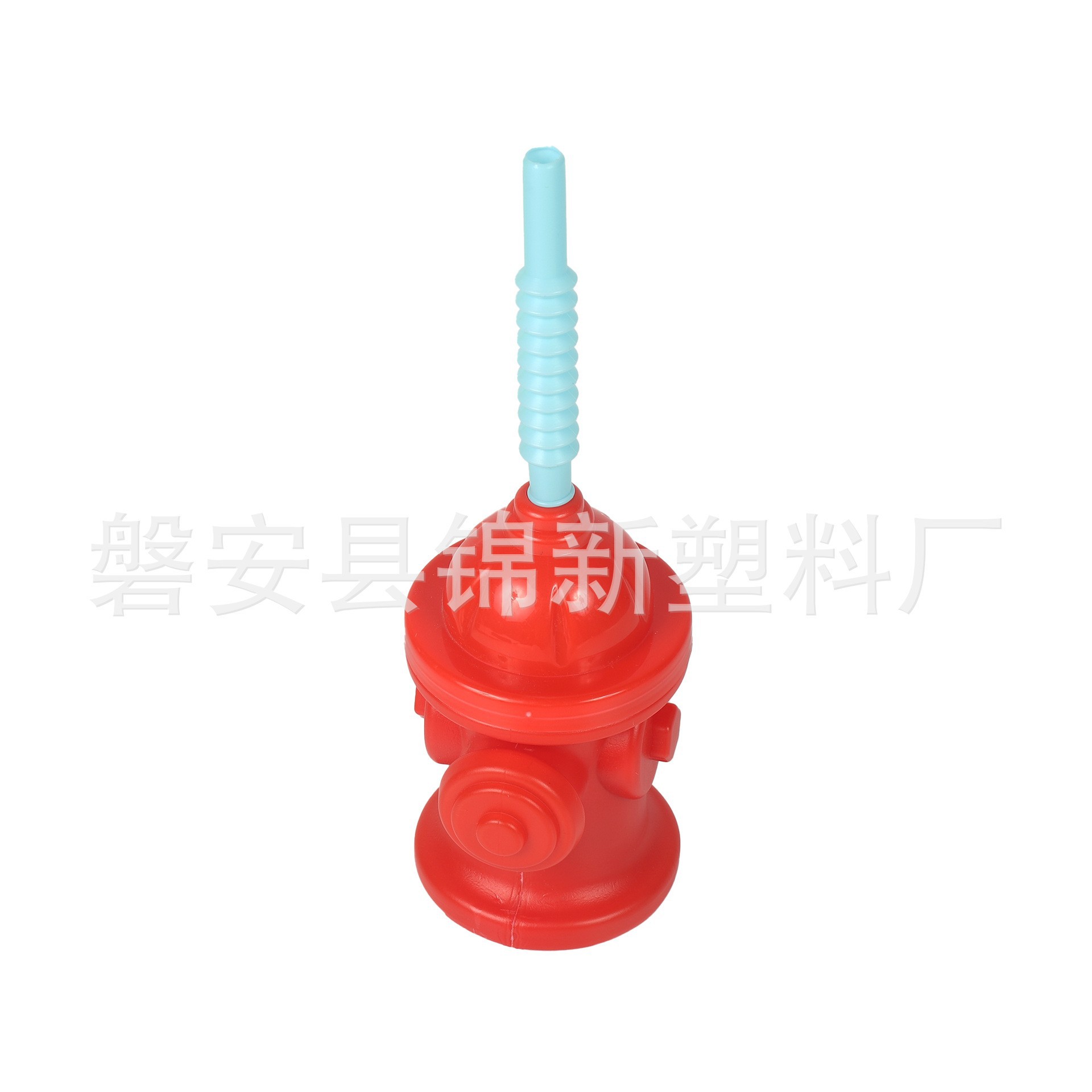 (2개) 새로운 인터넷 레드 창조적 인 플라스틱 소화전 컵 과일 주스 우유 차 음료 컵 외국인 크리 에이 티브 컵