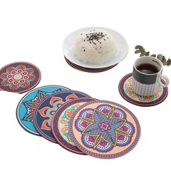 Table mat heat insulation cup mat table pad anti-slip heat resistant, oil-resistant, high-temperature resistant pot mat ethnic style dining mat home use